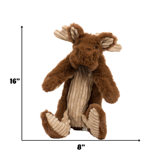 Dimensions of Maple Moose X-Brace toy. it is 16" tall x 8" wide.