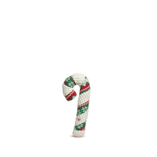 Isolated image of large Wintergreen Candy Cane plush toy showing full curved shape.