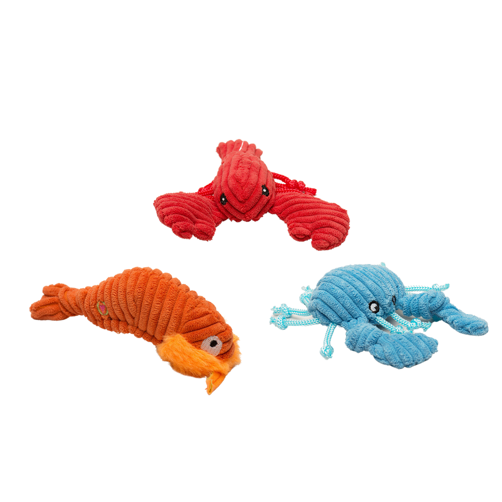 Raw Bar Wee Huggles® Plush Dog Toys, 3 pack – HuggleHounds