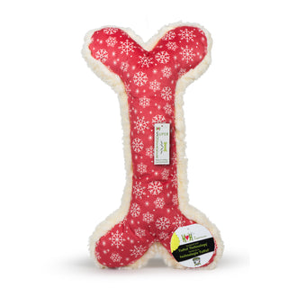HuggleFleece® Jingle all the Way Snowflake 2' Bone