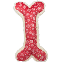 Jingle All the Way Snowflake HuggleFleece® Bone Thumbnail