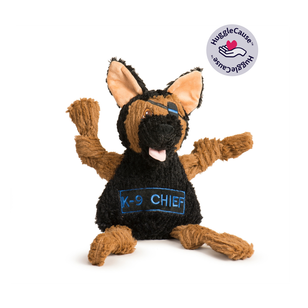 HuggleCause™, Project K-9 Hero, K-9 Chief Knottie® Plush Dog Toy