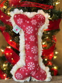 Jingle All the Way Snowflake HuggleFleece® Bone Thumbnail