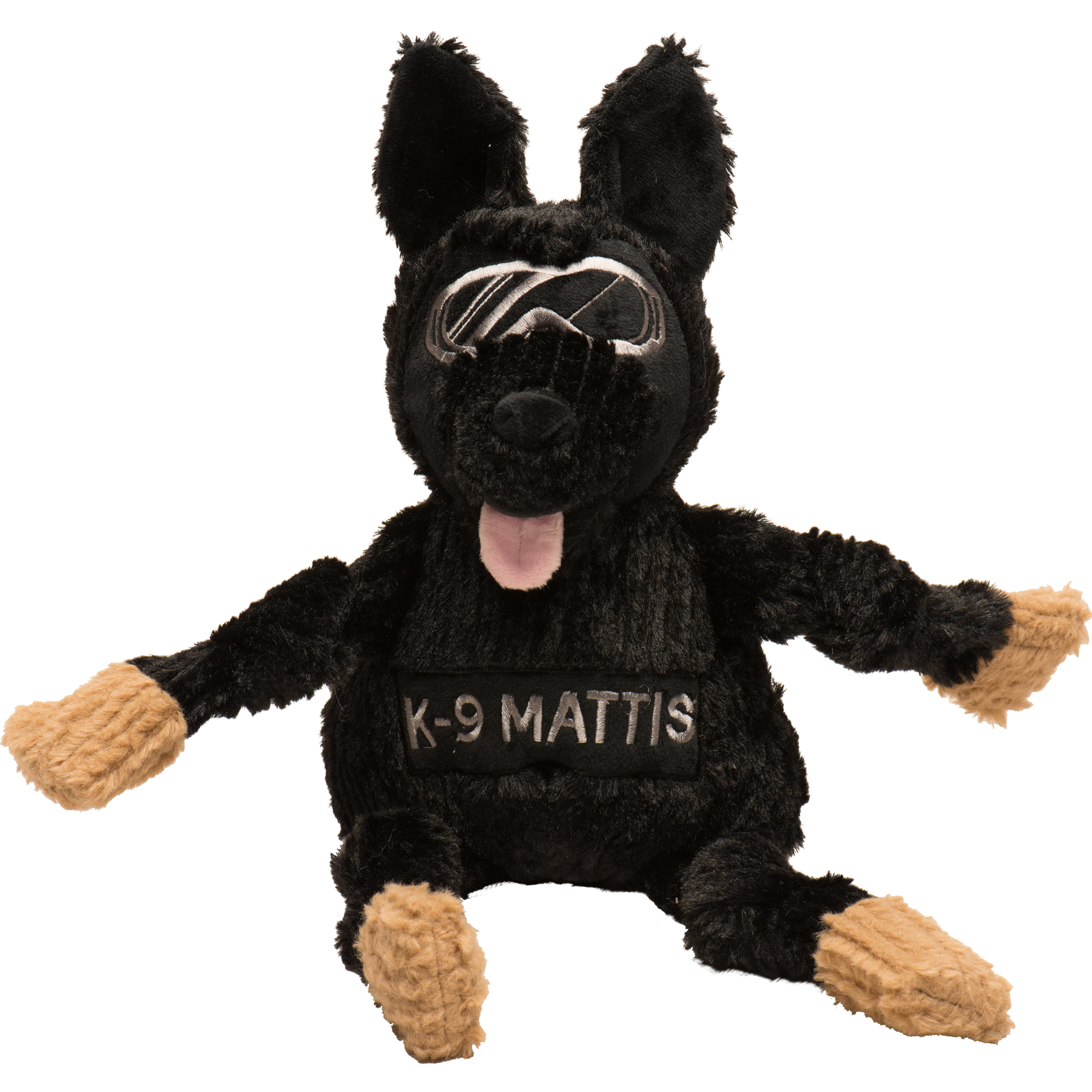 HuggleCause™, Project K-9 Hero, K-9 Mattis Knottie® Plush Dog Toy, Large