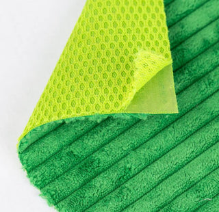 Example of Tuffut Technology heat fused onto corduroy fabric