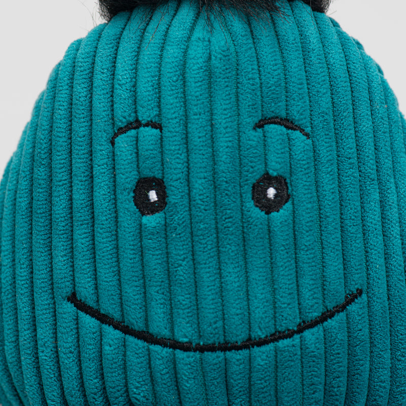 Close up of Octavie Octopus Knottie's face, with a smiling expression.