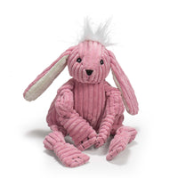 Large Bitsy Bunny- pink fur, long ears, and fuzzy white hair on top Thumbnail