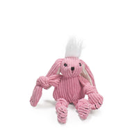 Small Bitsy Bunny- pink fur, long ears, and fuzzy white hair on top Thumbnail