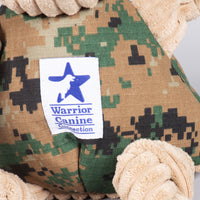 White Warrior Canine Connection logo. Blue star with an open-mouthed dog in the middle Thumbnail