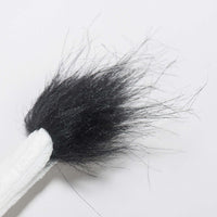 Close up of tail- black and fuzzy Thumbnail