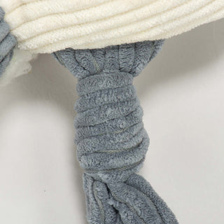 Close up view of gray knotted limb.