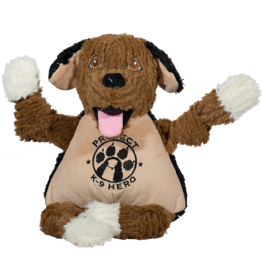 HuggleCause™, Project K9 Hero, Flash Knottie® Plush Dog Toy, Large