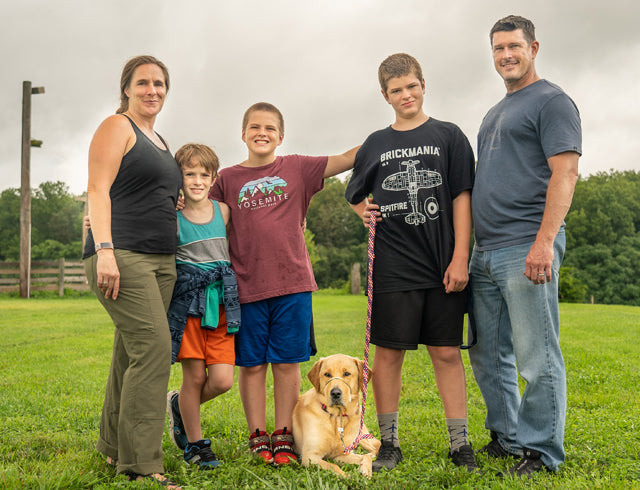 WCC's Dewey- the Military Support Dog Bringing Joy to His New Family