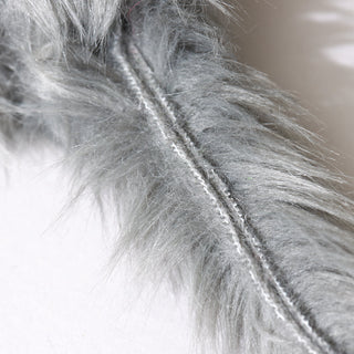 close up of seam on toy