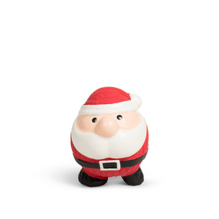 Front view of Santa Ruff-Tex toy with black boots and red suit
