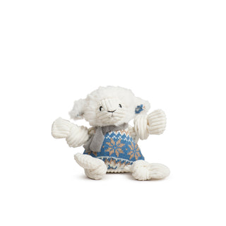 Leo Lamb Plush Dog Toy Knottie®