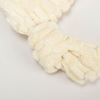 Close up of knotted leg on Bobbi Bunny Flattie™.