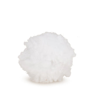 White HuggleFleece plush ball.