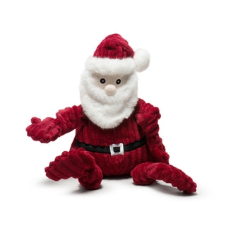 Super-size St. Nick plush dog toy.