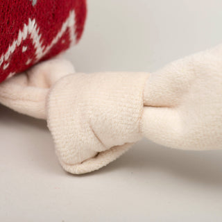 Close up of pale skin tone knotted limb on Beach Bum Santa Knottie®.