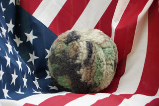 HuggleCause™, Warrior Canine Connection, Camouflage HuggleFleece® Plush Ball Dog Toy