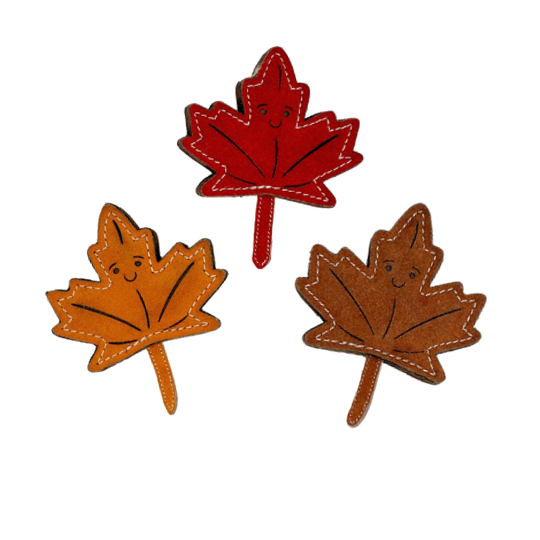 Natural Assortment of 3 Autumn Leaves