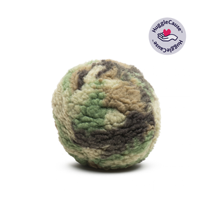 HuggleCause™, Warrior Canine Connection, Camouflage HuggleFleece® Plush Ball Dog Toy