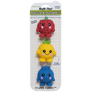 Fruitie Cuties Foodies Ruff-Tex, 3 pack