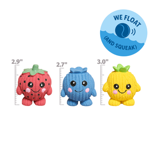 Fruitie Cuties Foodies Ruff-Tex, 3 pack