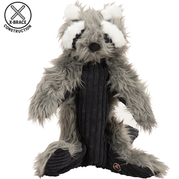 Redwood Raccoon X-Brace™ Plush Dog Toy – HuggleHounds