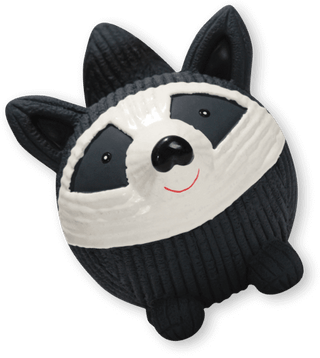 Raccoon Ruff-Tex Ball dog toy
