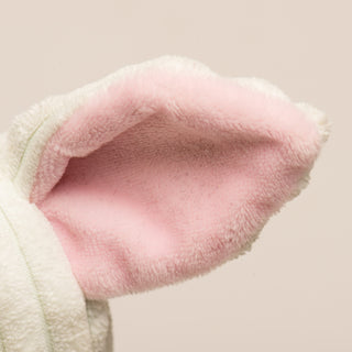 Close up of pink inner-ear. 