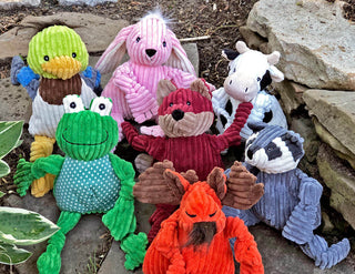 Group shot of Original Knotties® dog toys