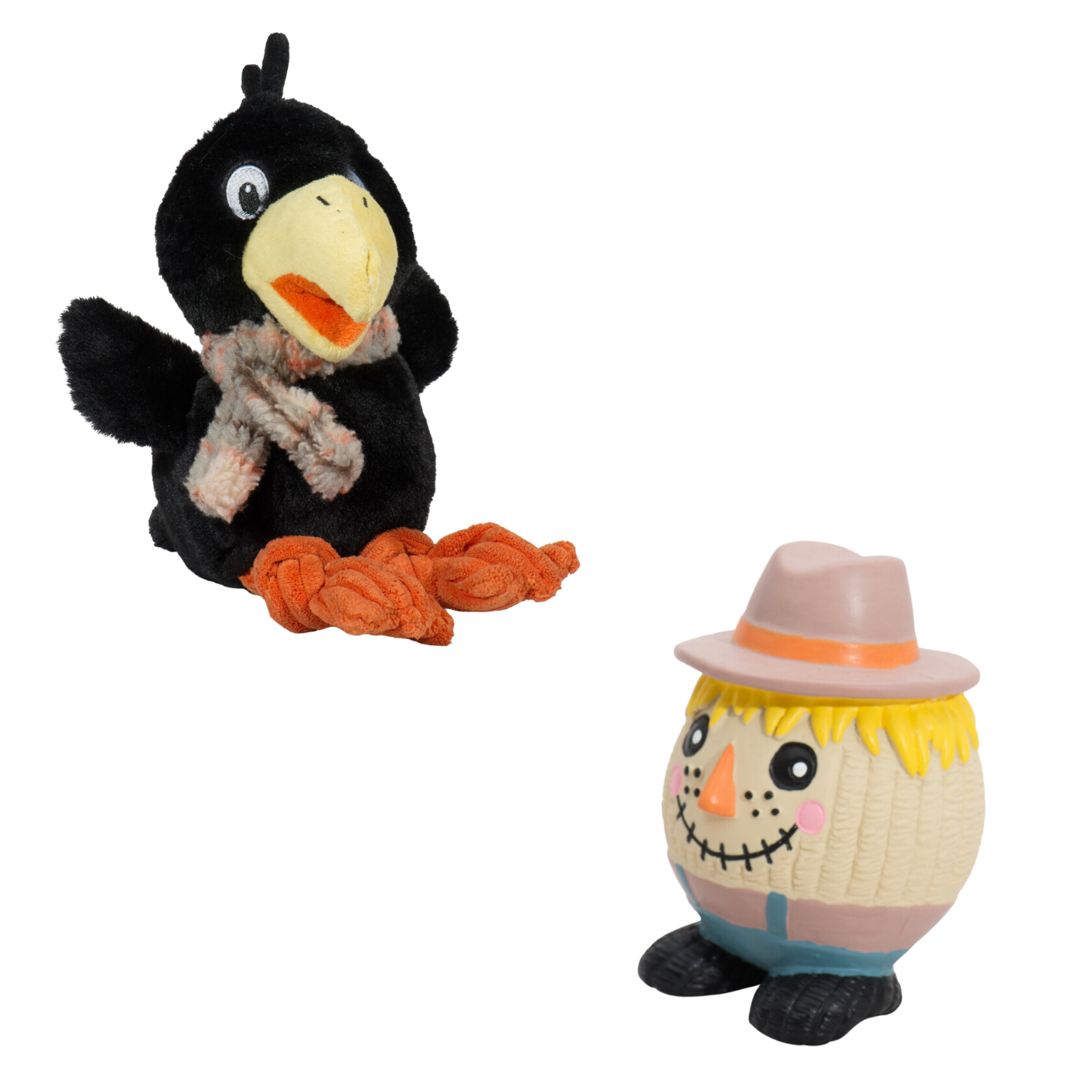 Limited Edition Fall Two-Pack Corny Crow Knottie®, and Tobias Scarecrow Ruff-Tex®