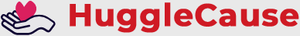Red HuggleCause logo.