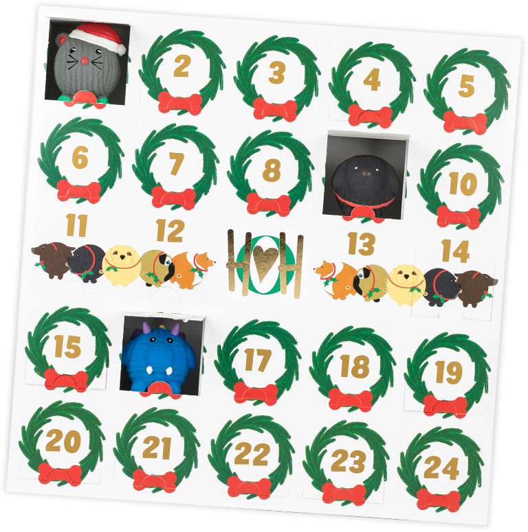 HO-HO-HuggleHounds® Advent Calendar