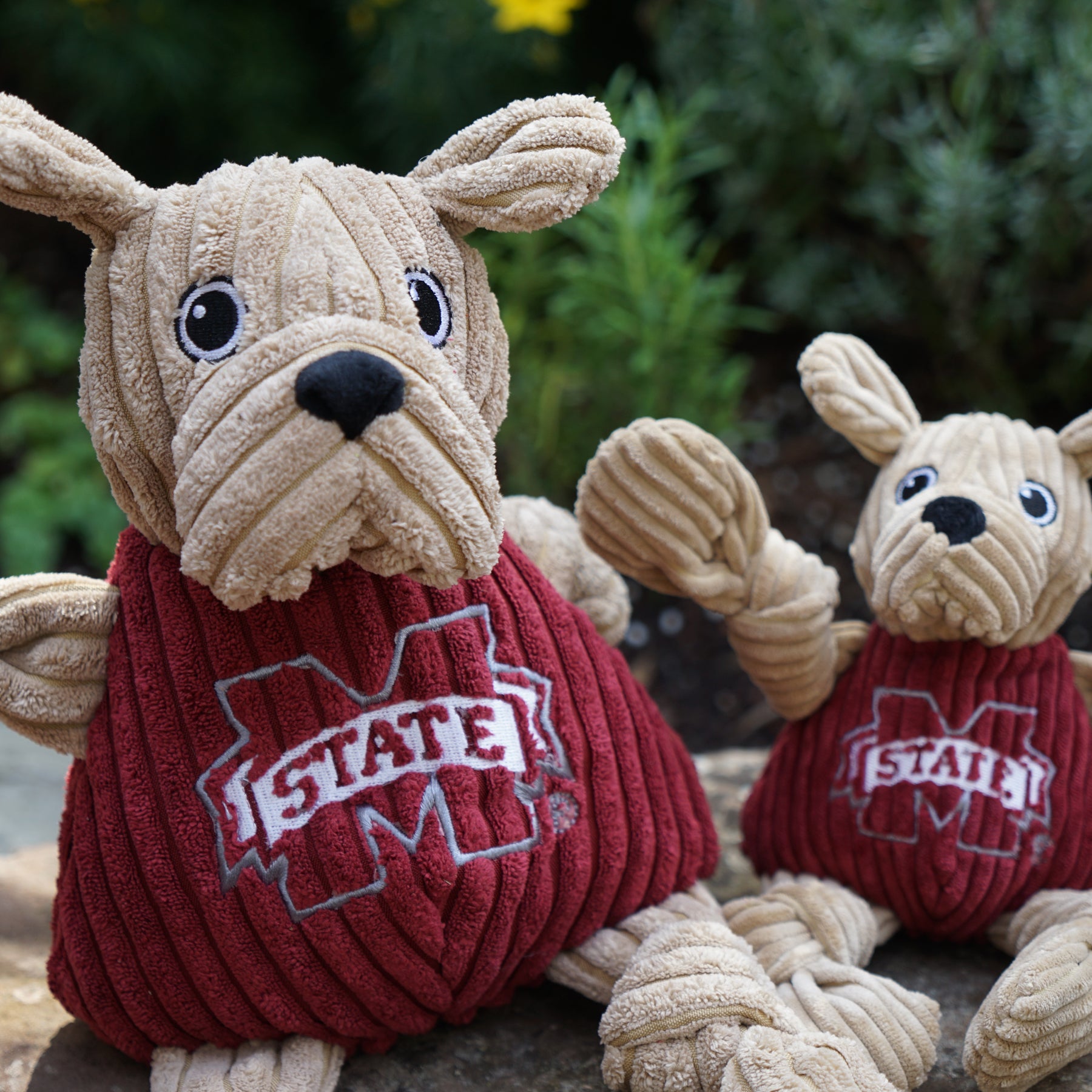 NCAA Mississippi State University Bully the Bulldog Knottie Plush Dog Toy