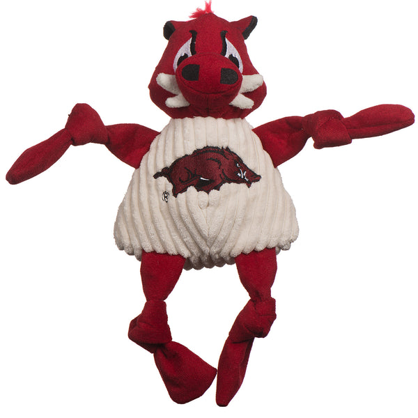 NCAA University of Arkansas, Tusk the Razorback Knottie® Plush Dog
